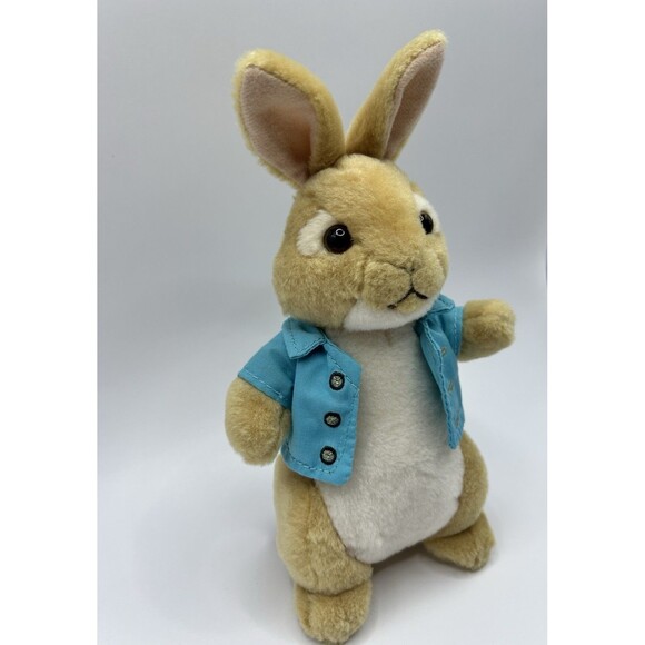 Peter Rabbit TY Beanie Baby Cotton Tail Bunny 8" Plush Stuffed Animal Toy 2018 - Picture 8 of 12